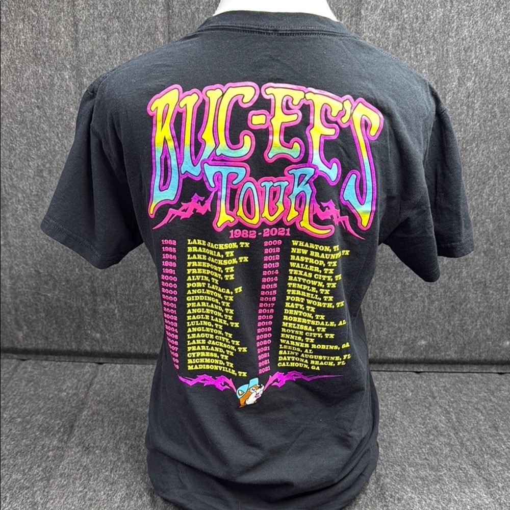 Madison Black Tee with Colorful Graphic - Picture 3 of 6